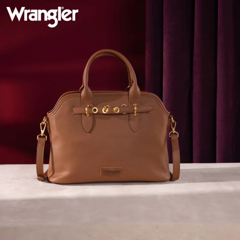 Wrangler Top Handle Tote/Crossbody - Brown